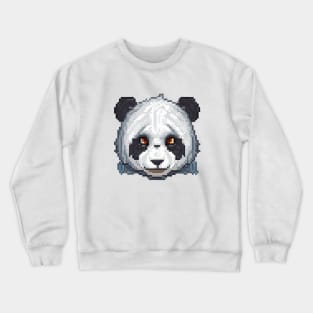 Head animal pixel art Crewneck Sweatshirt